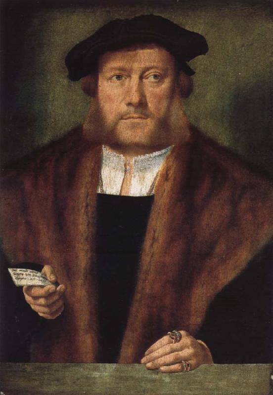 Barthel Bruyn the Elder Portrait of a Gentleman Germany oil painting art